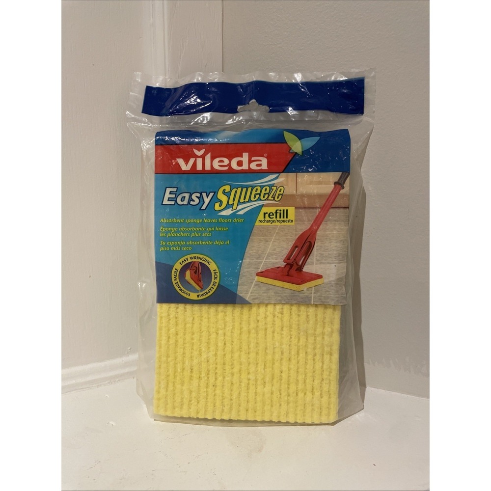 Vileda Easy Squeeze Hinge Mop Refill Discontinued New Sealed